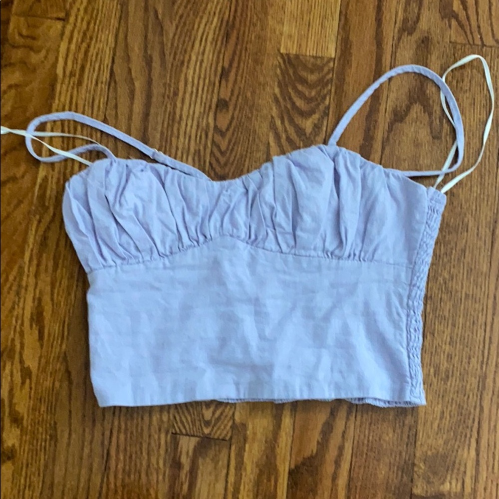 Morning mist purple top